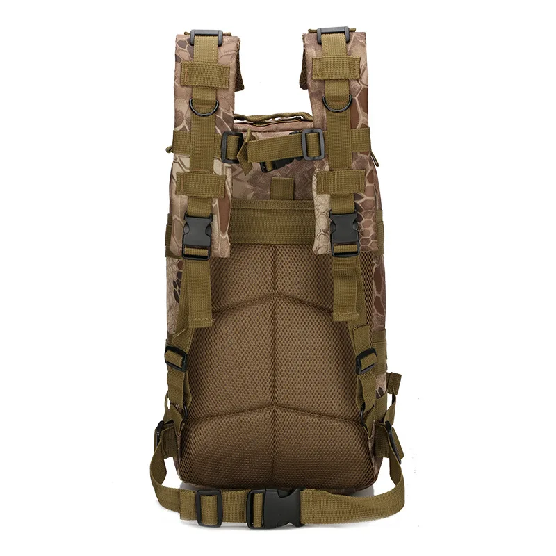 25L Small Army Fans Tactical Bag Outdoor Sports Mountaineering Bag Oxford Waterproof Camouflage 3P Backpack A5100