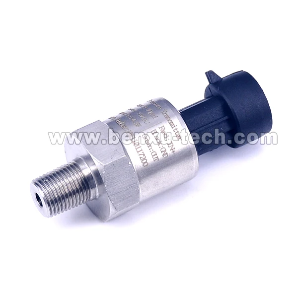 

0.3m/11.8inch Cable, 150psi, 12VDC, 0.5-4.5V, NPT1/8, Pressure Sensor Pressure Transmitter Pressure Transducer