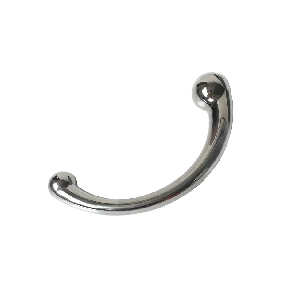 New Stainless Steel Anal False Penis Metal Penis Massager G-point Irritant Product Suitable for Women and Men