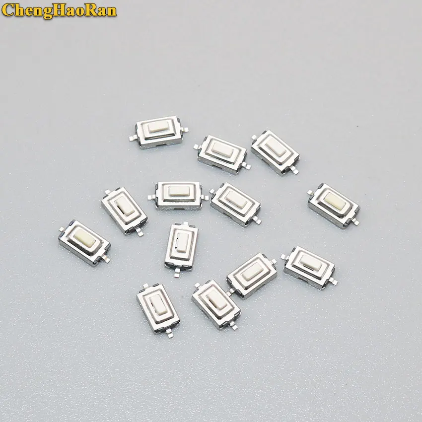ChengHaoRan 50pcs SMD Tactile Tact Push Button Micro Switch Momentary Two Pin Push Button Switch For MP3 MP4 3*6*2.5 mm