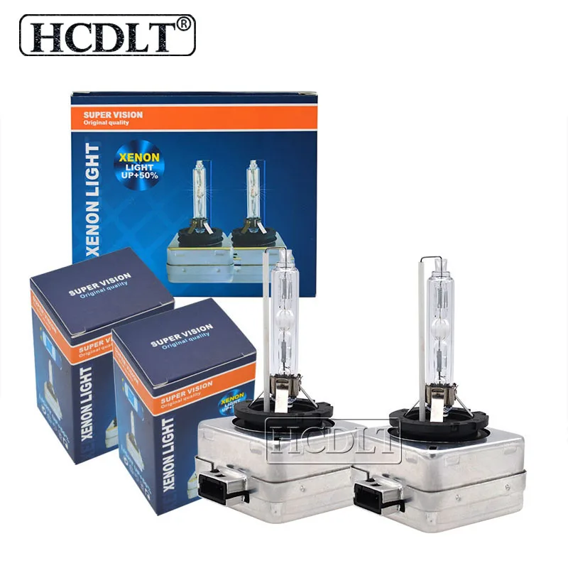 HCDLT 2PCS 55W Xenon D1S HID Xenon Bulb 4300K 6000K 35W D3S HID Bulb 8000K D1 D3S Car Headlight Bulb D1R D3R HID Headlamp Bulbs