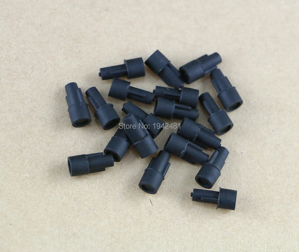 200PCS High Quality Black Silicone Rubber Reset Key Button Restart Button For PS4 Controller Repair Parts