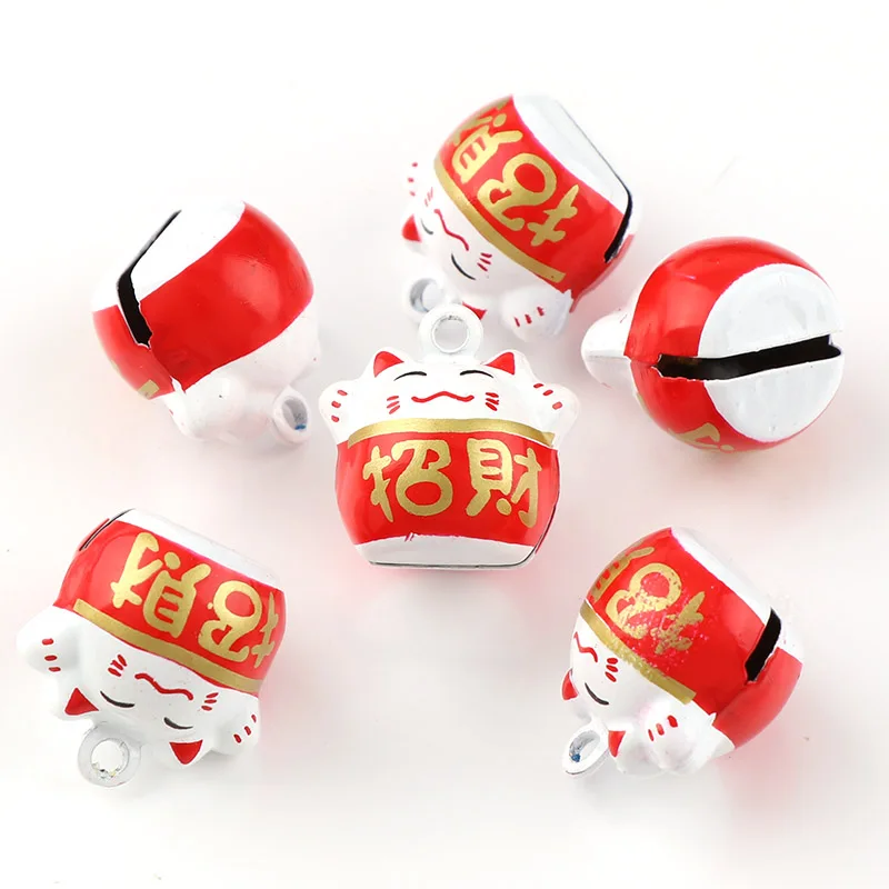 2PC Cat Bells Metal Jingle Bells Loose Beads Festival Party Decoration/Pet Decoration/DIY Sitting Room Bedroom Craft Accessories