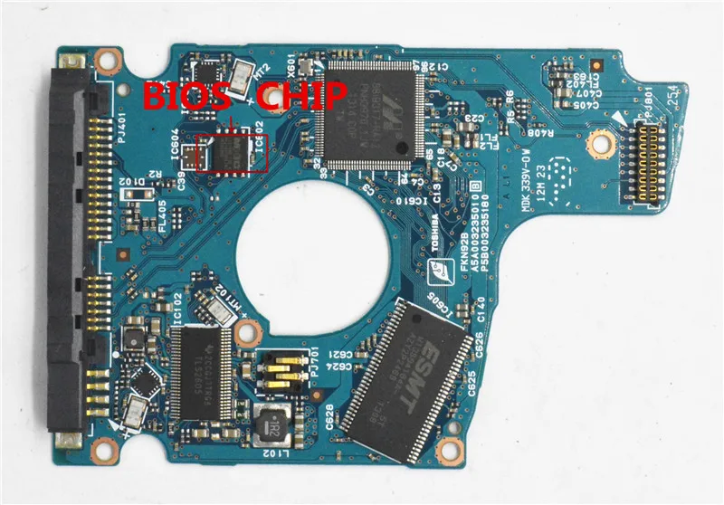 Imagem -02 - Placa de Circuito do Disco Rígido do Portátil de Toshiba G003235b Mq01abf032 Mq01abd075 Hdkcb16d2a01 Mq01abf032 Mq01abf050 Mq01abd100