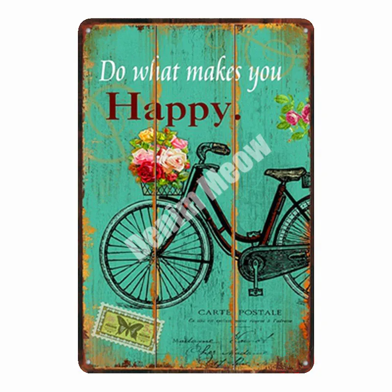FAHRRAD Retro-Metall zinns childer, Bar, Pub, Heim dekor, Wand plakate, Bier platten, Leben ist wie Reit plakette, N099 – Detail 2