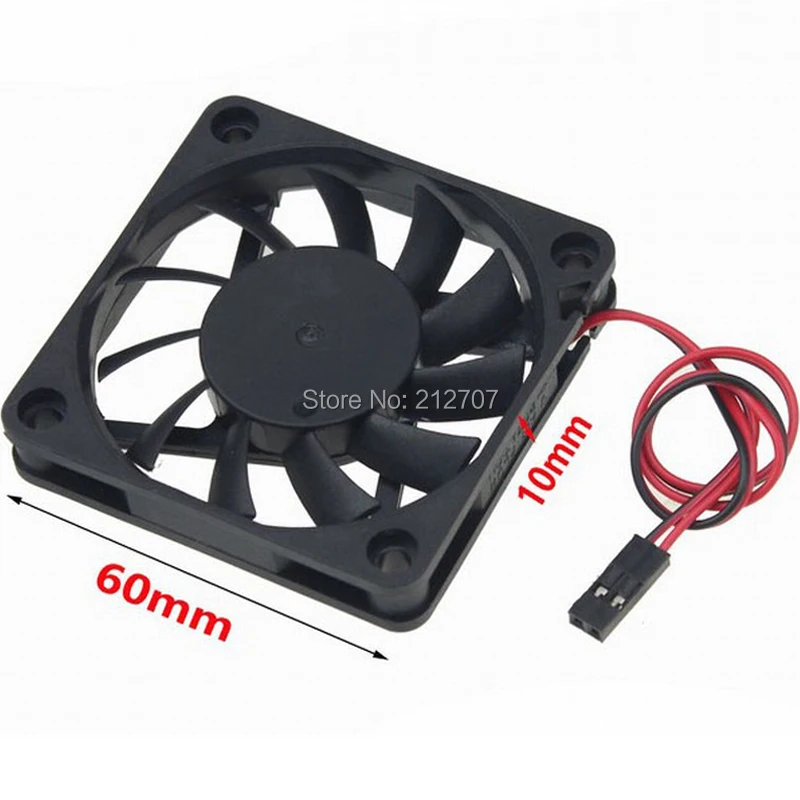 1PCS Lot Gdstime Dupont Connector DC 5V 6cm 60mm 60x10mm 6010s Brushless Cooling Cooler Fan