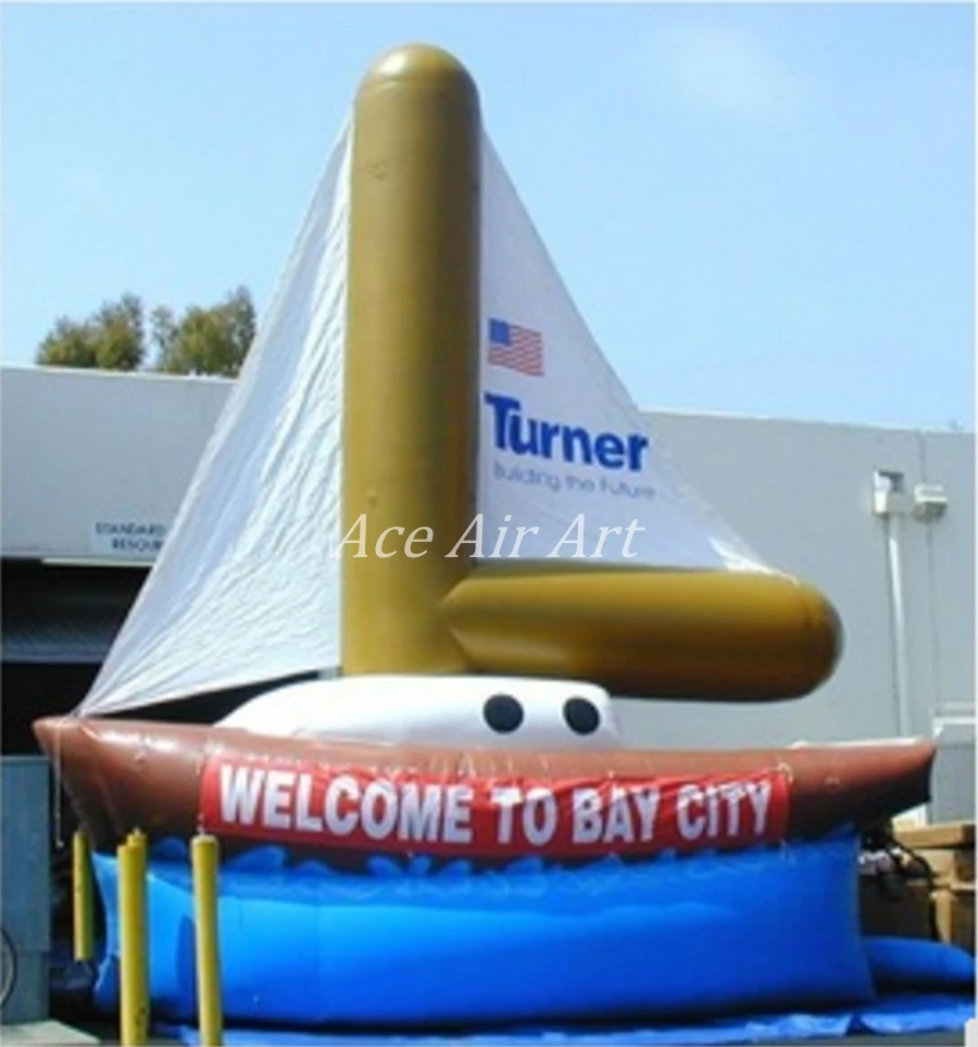 Inflatable Advertising Replica Gold States San Francisco Bay City Champion Model Come with Air Blower