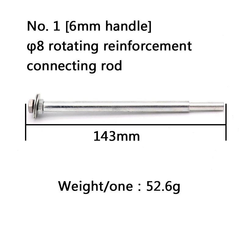 1pcs 6mm Sandpaper Clamp Rod Holder Polishing Rod Screw Head Sanding Holder Root For woodworking Carving Tools