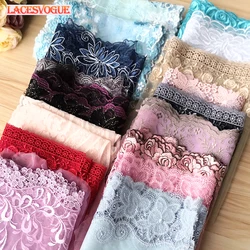 Multicolor Mesh Embroidery Lace Trim, Handmade DIY Needlework, Sewing Doll Dress, Clothing Material 150, 5 Yards, 17-26cm