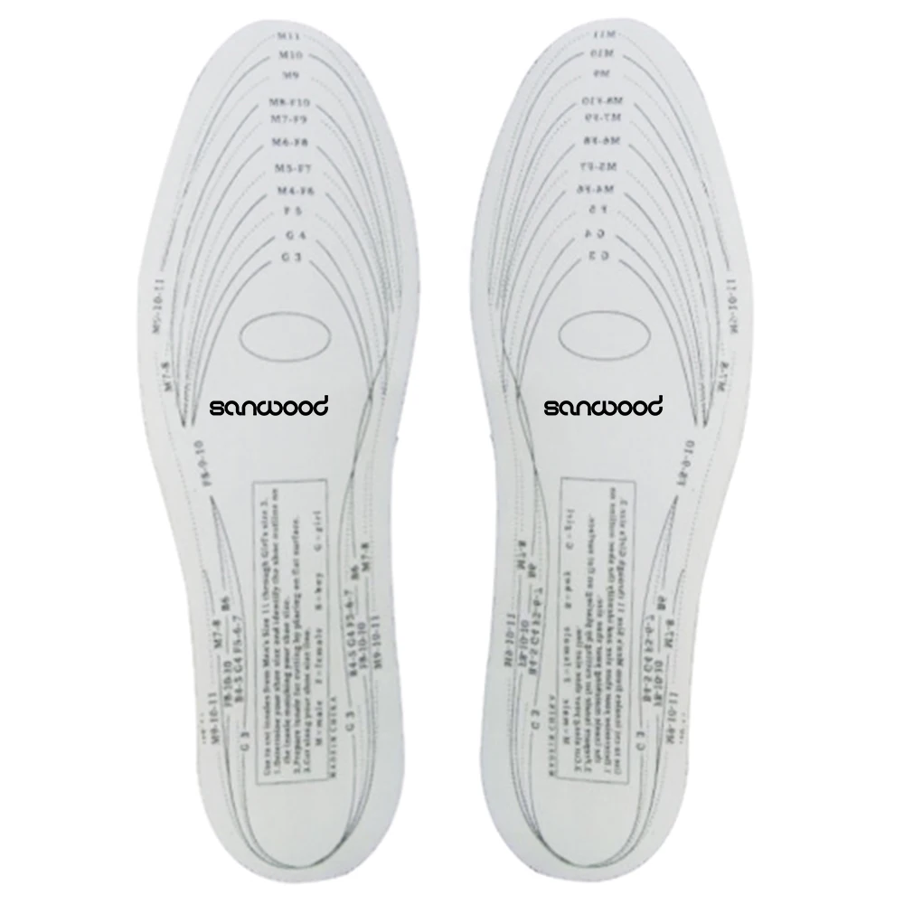 2 Pcs  Antibacterial Memory Foam Shoe Pad Insoles for Women Men Unisex Insoles One size 0784 9IJH