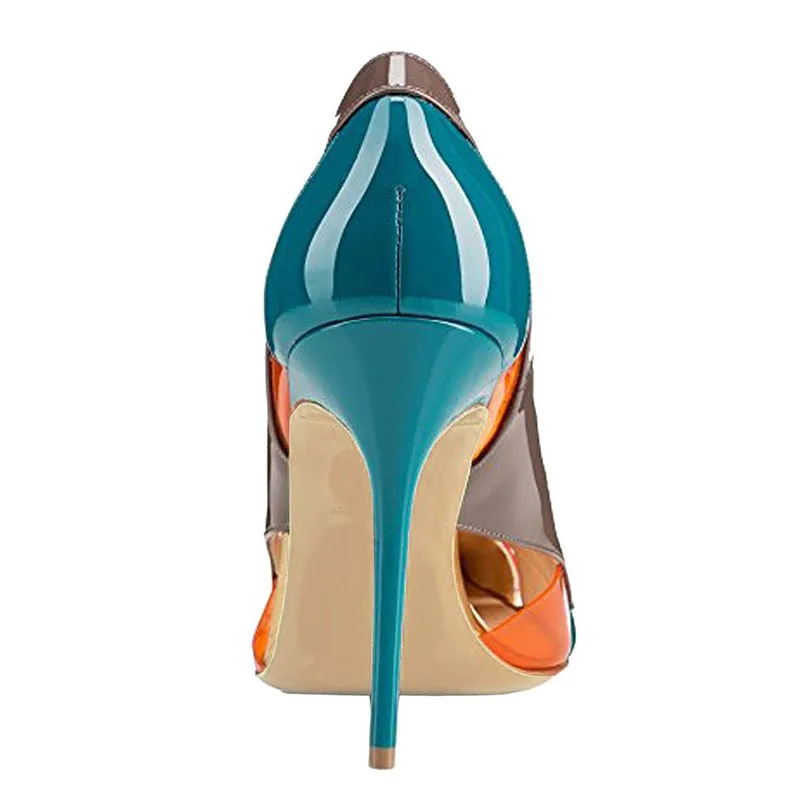 Classic High Heel Pumps 2022 High Heel Shoes Sexy Extreme High Heels Ladies Pumps Shoes Multi-Choices F2204 PU Size 35-47