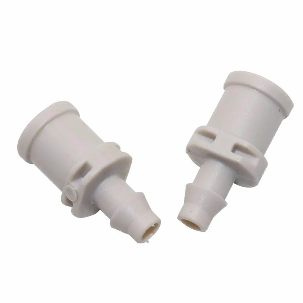 50 Pcs mist spray nozzle connector connections to a water pipe irrigation 1/4' hose  6 mm Interpolated connector