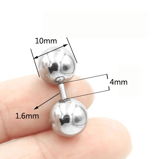 Stainless Steel Captive Bead Hoop Ring