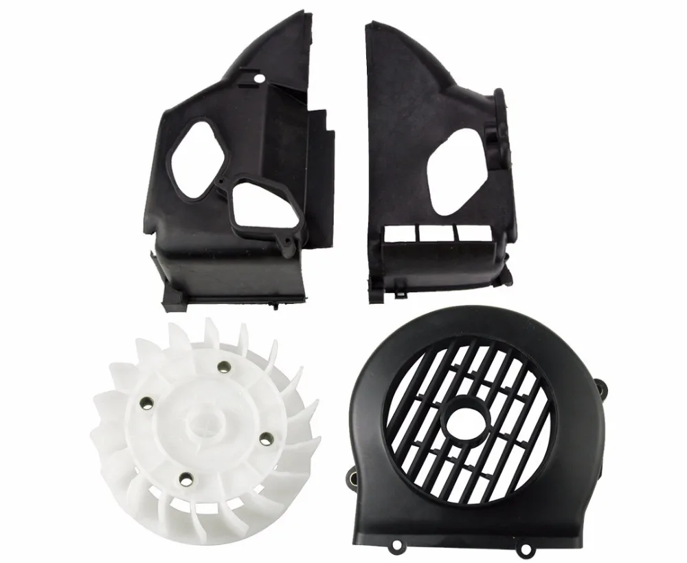 Scooter AB Cover Fan Set GY6 50 80cc Radiating Cover Plastic Part Repair Bike Engine Part Moped Wholesale GY650SRTJ