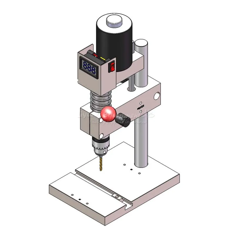 Miniature precision Mini Lathe bench drill Tapping tooth machine with ER11 Spring Chuck
