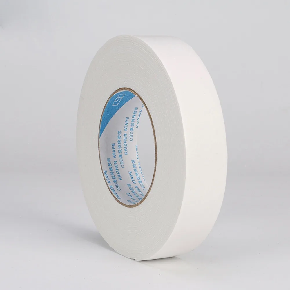 Custom Made Adhesive Doulbe Sided Foam Tape PE 5mm - 1000mm x  10m 10mm / 12mm x 50m 20mm x 30m 30mm 48mm 50mm x 10m White