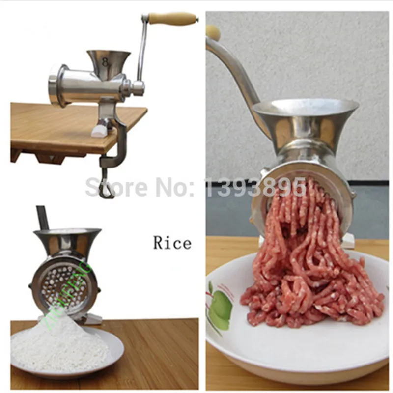 

8# Manual stainless steel meat grinder