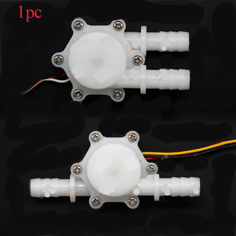 Yuenhoang 1PC 10mm MJ-HZ83C MJ-HW83C Flow Meter Liquid Measurement Flowmeter Sensor Turbine Flowmeters for Plant Agriculture UAV