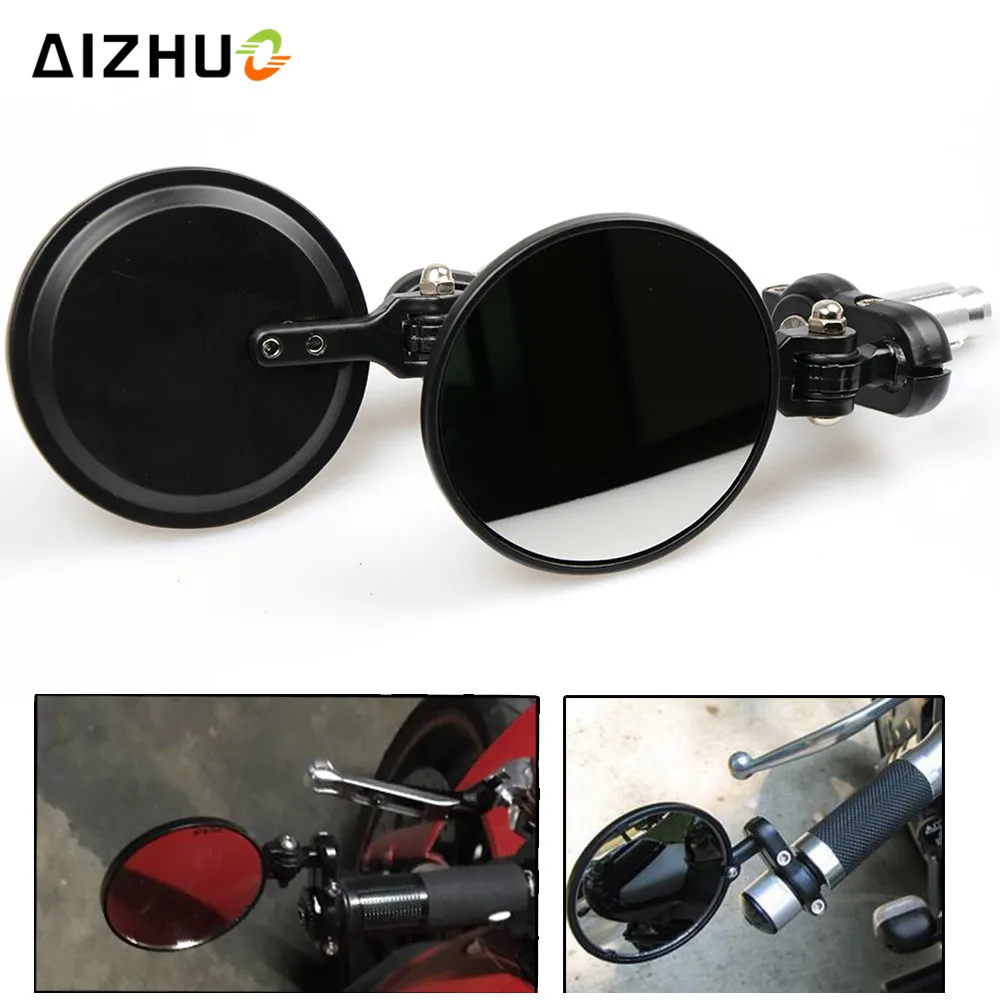 7/8'' 22MM Motorcycle Handle Grips Bar End Mirrors for YAMAHA XJ6N XJR1300 XSR900 XSR700 XV950 XT660Z SR400 YBR125 GSR600 700