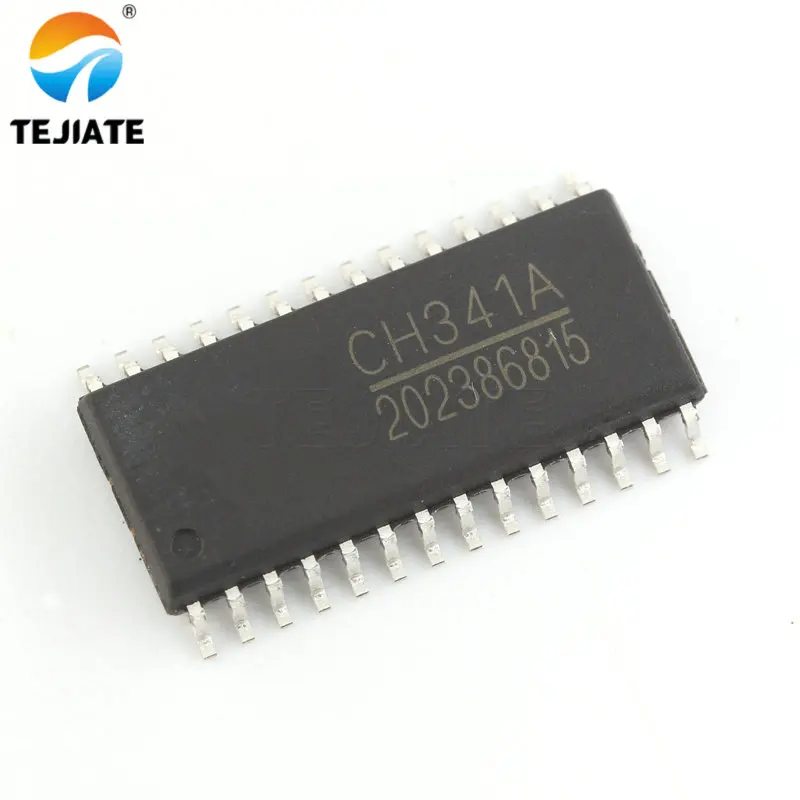 WCH341A WCH341 patch SOP-28 USB serial chip Serial port chip CH341A CH341 SMD SOP-28 USB chip programmer