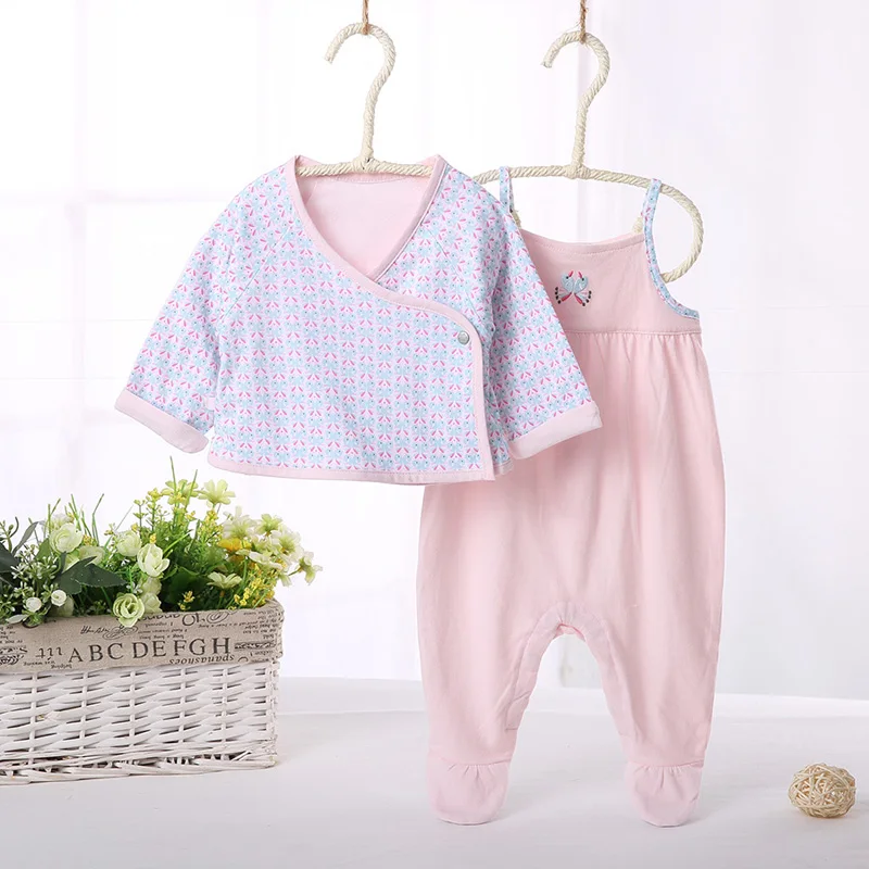 

Baby clothes 2pcs pack set kids clothes baby girl clothes baby rompers coat kids clothes children set baby girl footies rompes