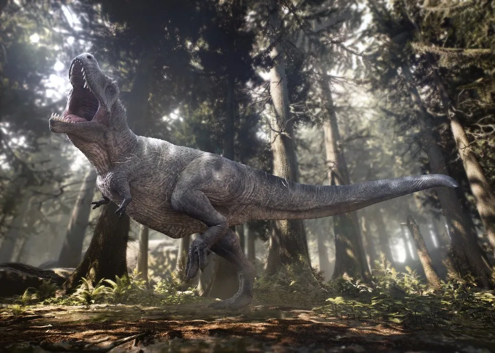 Fondos fotográficos Capisco Fantasy Forest Running, Escena de dinosaurio, fotografía Digital personalizada para estudio fotográfico