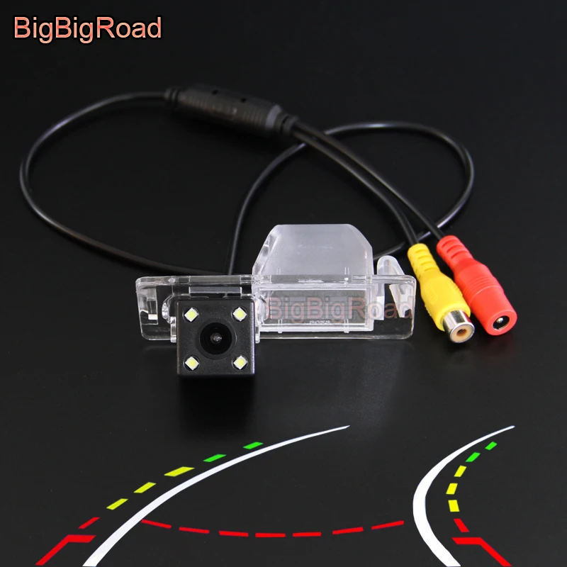 BigBigRoad Car Intelligent Dynamic Trajectory Tracks RearView Camera For Chevrolet Aveo Sonic Buick encore GL8 Lacrosse Envision