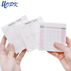 1 PC Cute Kawaii Weekly Monthly Work Planner Book Diary Agenda Filofax For Kids School Supplies