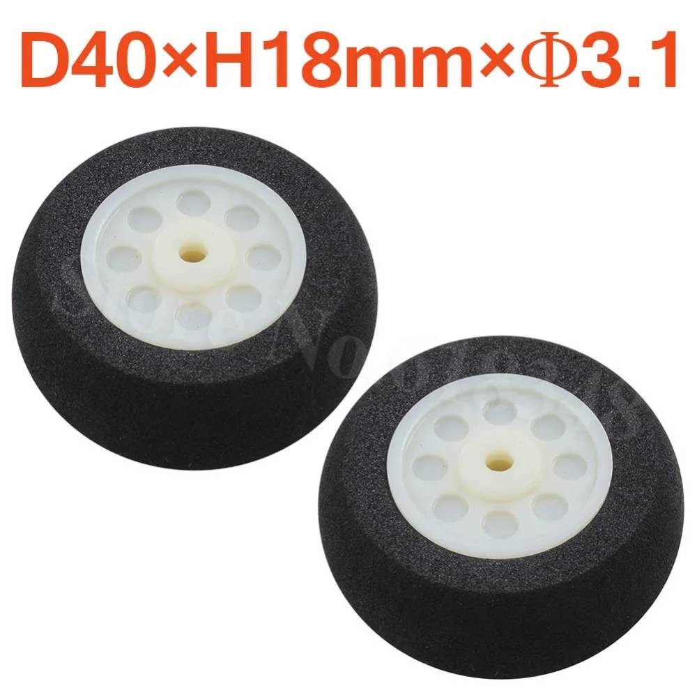 10PCS Light Foam Tail Wheels Sponge  rc airplane parts 25mm30mm35mm40mm45mm50mm55mm60mm75MM