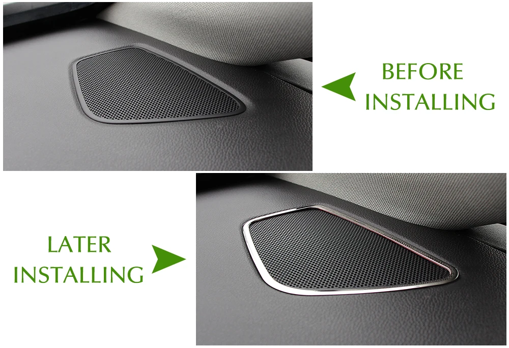 تصفيف السيارة VCiiC ، صندوق زخرفي شبكي للتحكم في العمود الداخلي لأوبل فوكسهول أسترا J #3