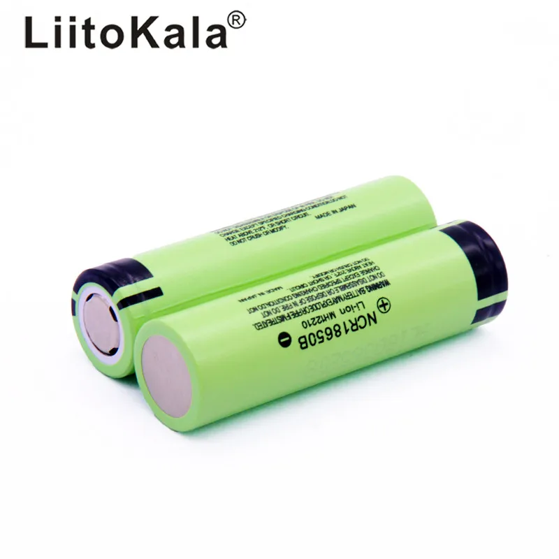 Gorący nowy 10 sztuk/partia LiitoKala oryginalny 18650 baterii 3400mah 3.7v bateria litowa do panasonic NCR18650B 3.7V latarka baterii