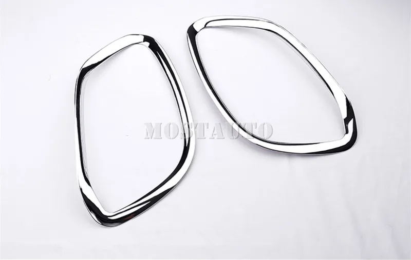 For Benz GLC X205 X253 ABS Chrome Front Fog Light Cover Trim 2015-2021 2pcs Car Accessories Interior Car Decor Car Trim