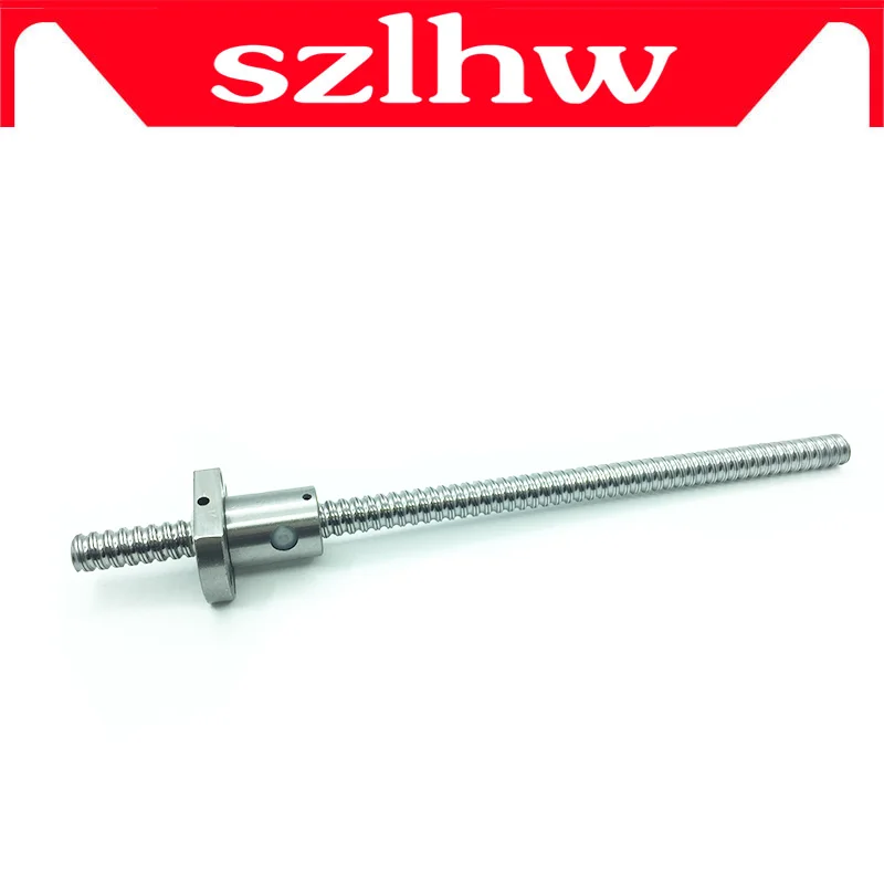 High quality 16mm 1605 Ball Screw Rolled C7 ballscrew SFU1605 600mm with one 1605 flange single ball nut for CNC parts no ends