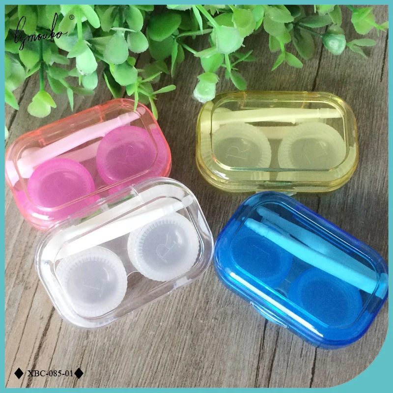 Lymouko Hot Sale Transparent Practical Portable Women Contact Lens Case for Travel Holder Storage Contact Lenses Box