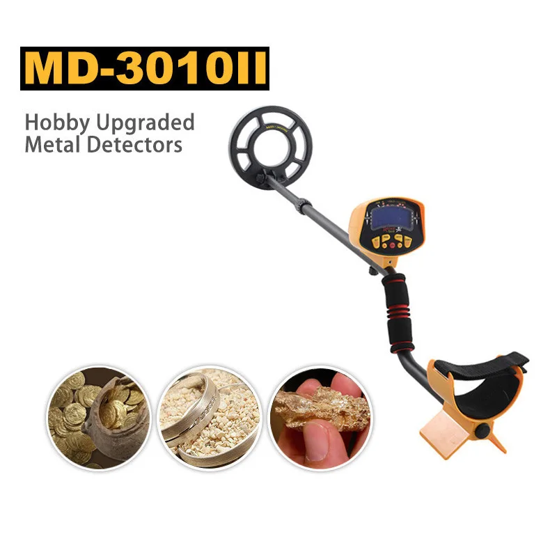 

MD-3010II Hobby Underground Metal Detector LCD Display Gold Digger Treasure Hunter Detecting Tool