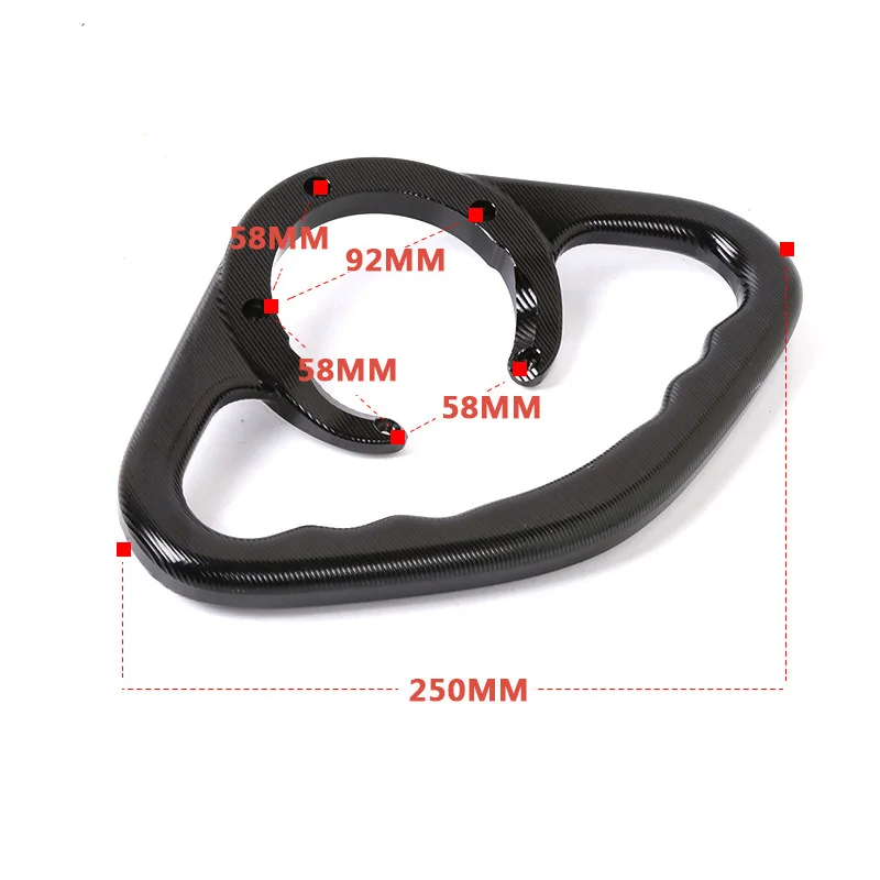 CNC Motorcycle Passenger Fuel Tank Grab Holder Handle Bar For Kawasaki Ninja ZX14R ZX10R ZX6R ZX6RR ZX9R ER6 650R Z1000 Z800