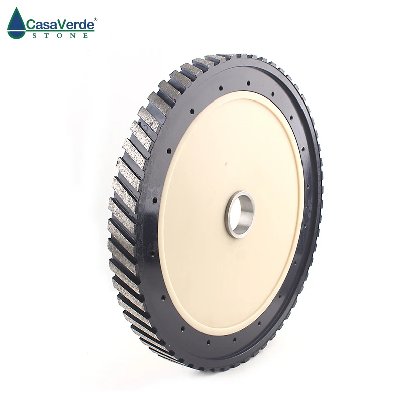 Dc-scgw1225 D300mm Diamond Silent Core Milling Wheel With Segment Wide 25mm Grinding Granite And Marble