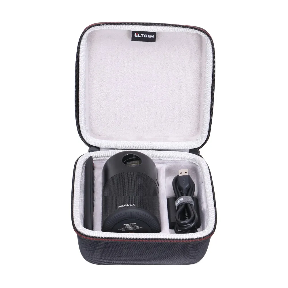 LTGEM EVA Hard Case for Nebula Capsule Smart Mini Projector - Travel Protective Carrying Storage Bag