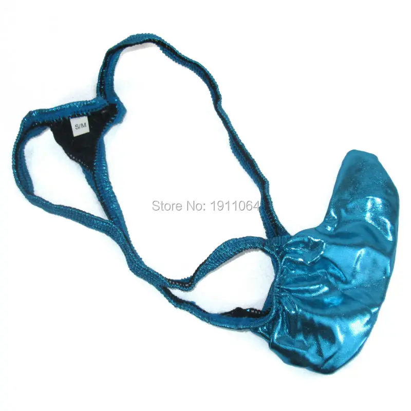 Sexy Mens Rocket thong string Thong Underwear Bulge Pouch G4953 metallic coated