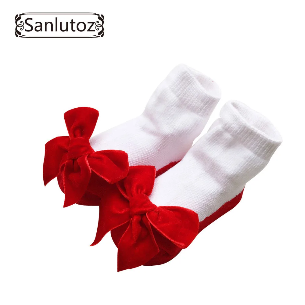 Sanlutoz-Calcetines para bebé, medias infantiles para niñas recién nacidas, Princesa, vacaciones, regalos de cumpleaños, Moda para niñas de 0 a 12 meses