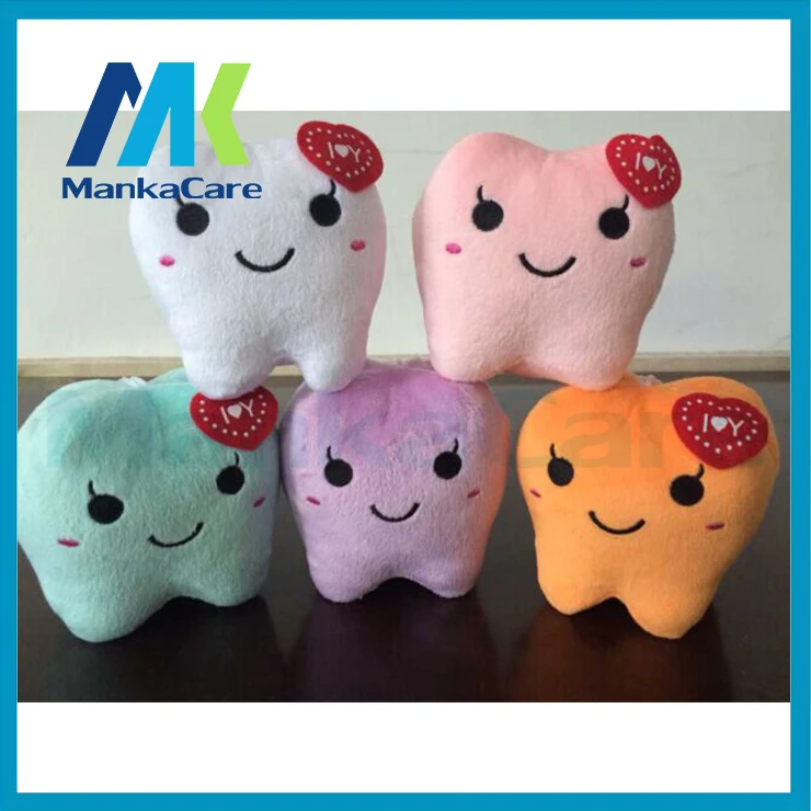 

Tooth type Soft stuffed toy Creative Dental Cuddly Gift Tooth toy Special Woolly gift for dentist Dental Medical lab Gift