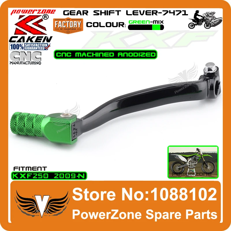 CNC Gear Shifter Shift Lever Fit KX250F KXF250 2009 2010 2011 2012 2013 2014 2015 2016 Motocross Enduro Dirt bike Off Road