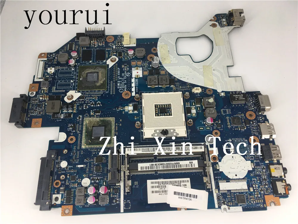 

yourui MBRFF02002 MB.RFF02.002 For Acer Ascpise 5750 5750G 5755 Laptop Mortherboard P5WE0 LA-6901P Tested Good