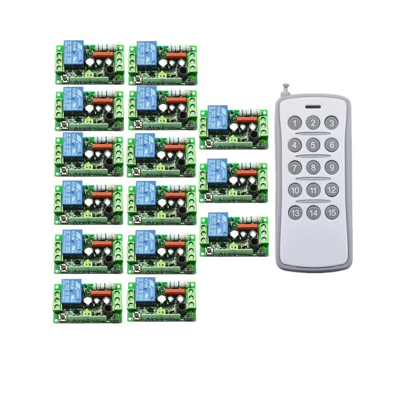 220V 10A 315MHZ/433Mhz 1 CH Wireless Remote Control Switch teleswitch Radio Control Switch 1CH Relay Learning Code