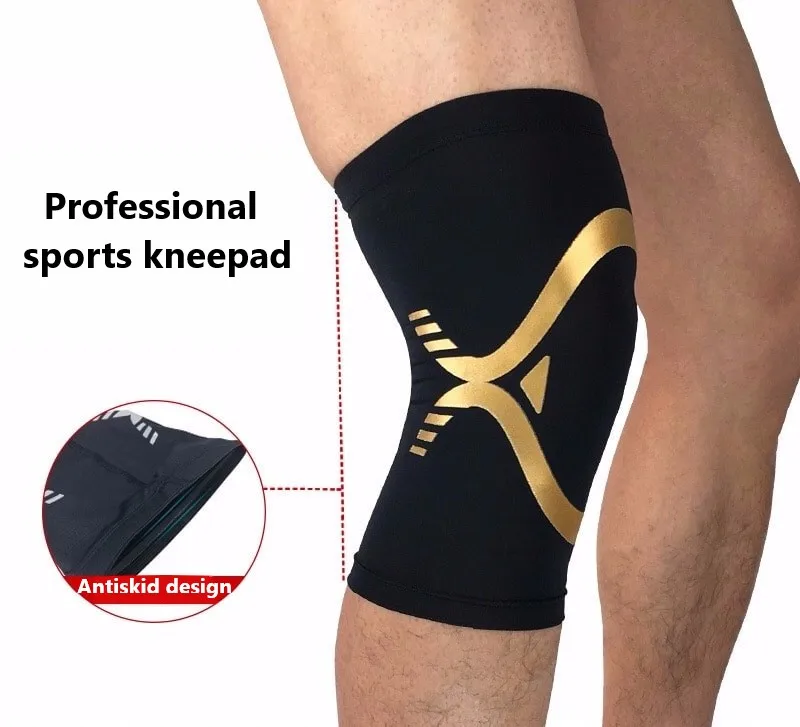 Protector de rodilla para deportes profesionales, Protector de compresión y estabilización para rótula, baloncesto al aire libre, montañismo y Fitness