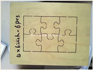 

Jigsaw puzzle dies 4x6inch-6pcs Standard design
