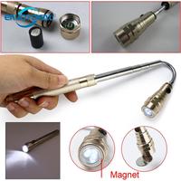 360 Degree LED Waterproof Flexible Flashlight Magnetic Torch Pick Up Tool Camping Lamp Camping Lanterna Telescopic Extending