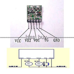 3V-24V 12v Flip-Flop Latch Switch Module Bistable single button Dual output for LED Relay Motor