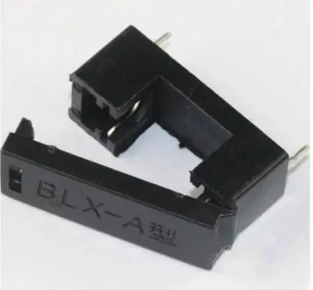 20pcs/lot BLX-A 5x20mm fuse holders 5X20 insurance tube socket fuse holder for 5*20 insurance fuse holder 23MM black