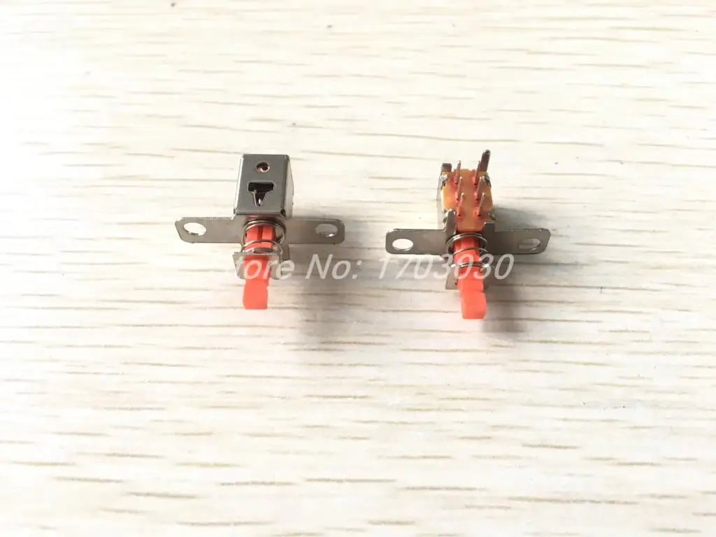 

50 Pcs Panel PCB Mount Locking Uni-Direction Push Button Switch 6 Pin DPDT